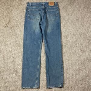 VTG Levi's 505 Jeans Mens 38x34* Grunge Light Wash Faded Regular Straight 90s